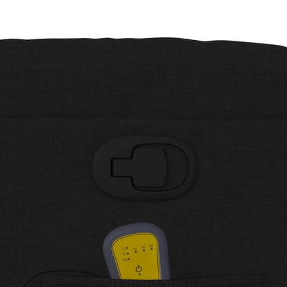 Elektrisk Massagefåtölj Svart tyg