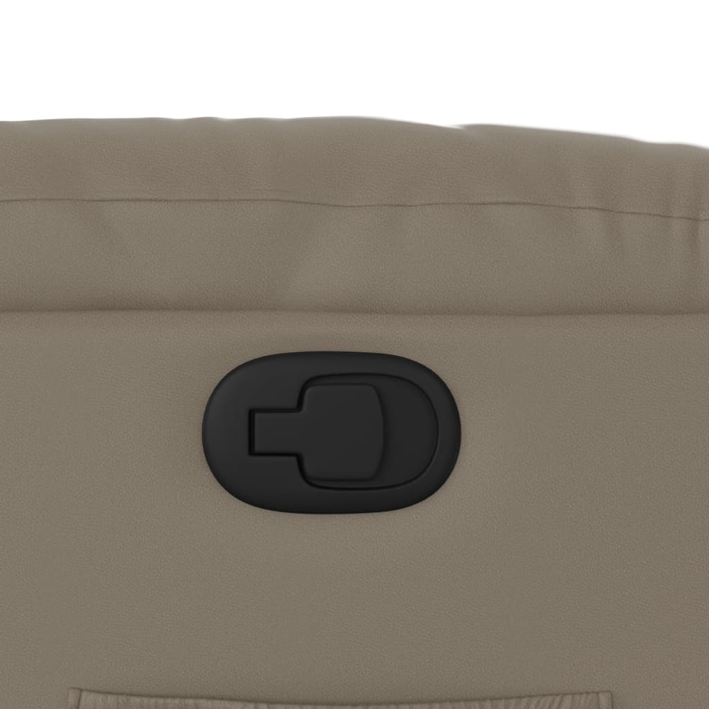 Fåtölj Cappuccino Reclinerfåtölj konstläder