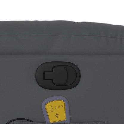 Elektrisk Massagefåtölj Grå konstläder