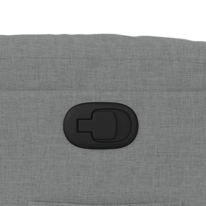 Fåtölj Ljusgrå Reclinerfåtölj tyg