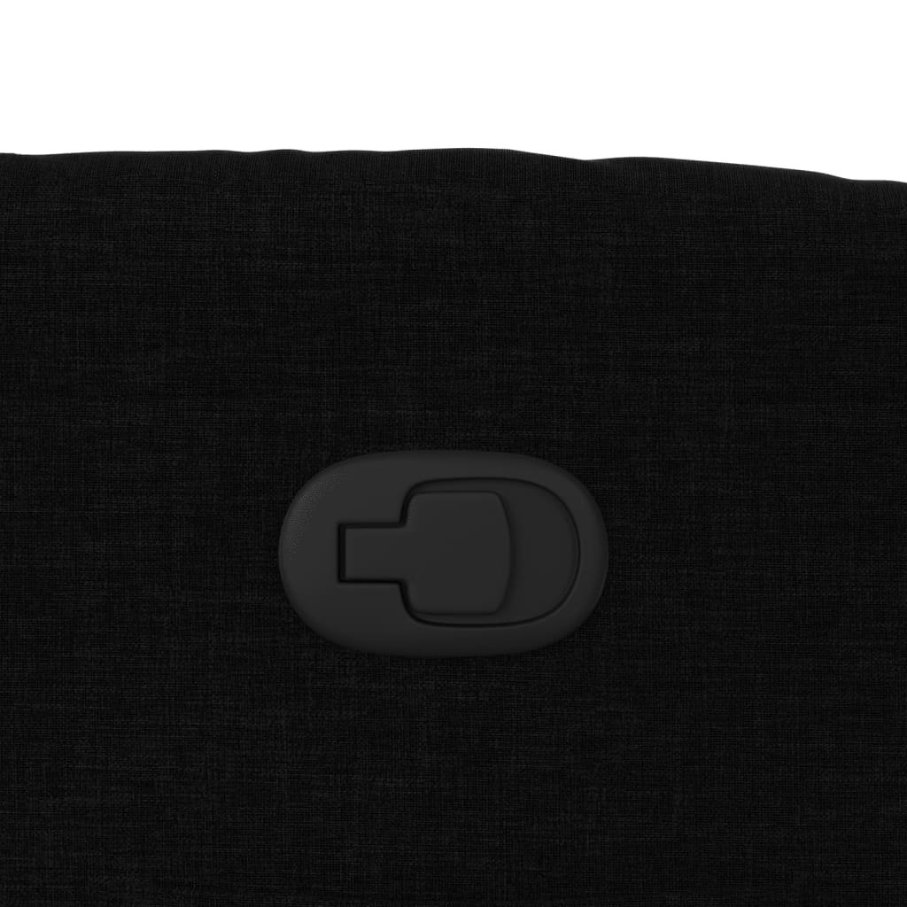 Fåtölj Svart Reclinerfåtölj tyg