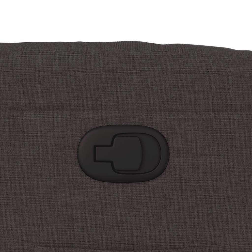 Fåtölj Brun Mörkbrun Reclinerfåtölj tyg