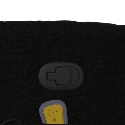 Elektrisk Massagefåtölj Svart tyg