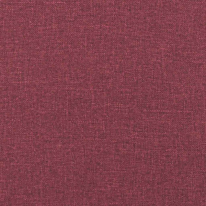 Elektrisk Massagefåtölj Vinröd tyg