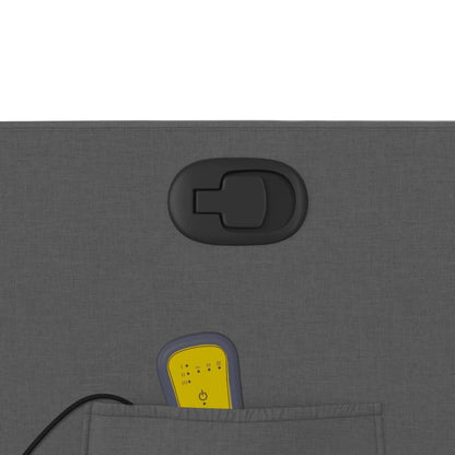 Elektrisk Massagefåtölj Mörkgrå tyg