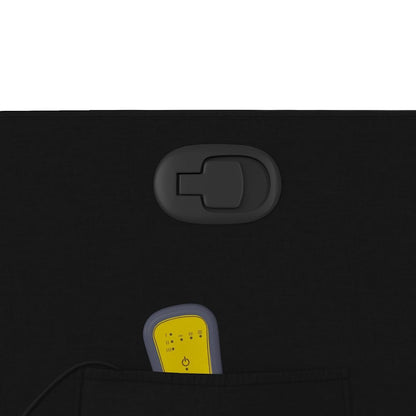 Elektrisk Massagefåtölj Svart tyg