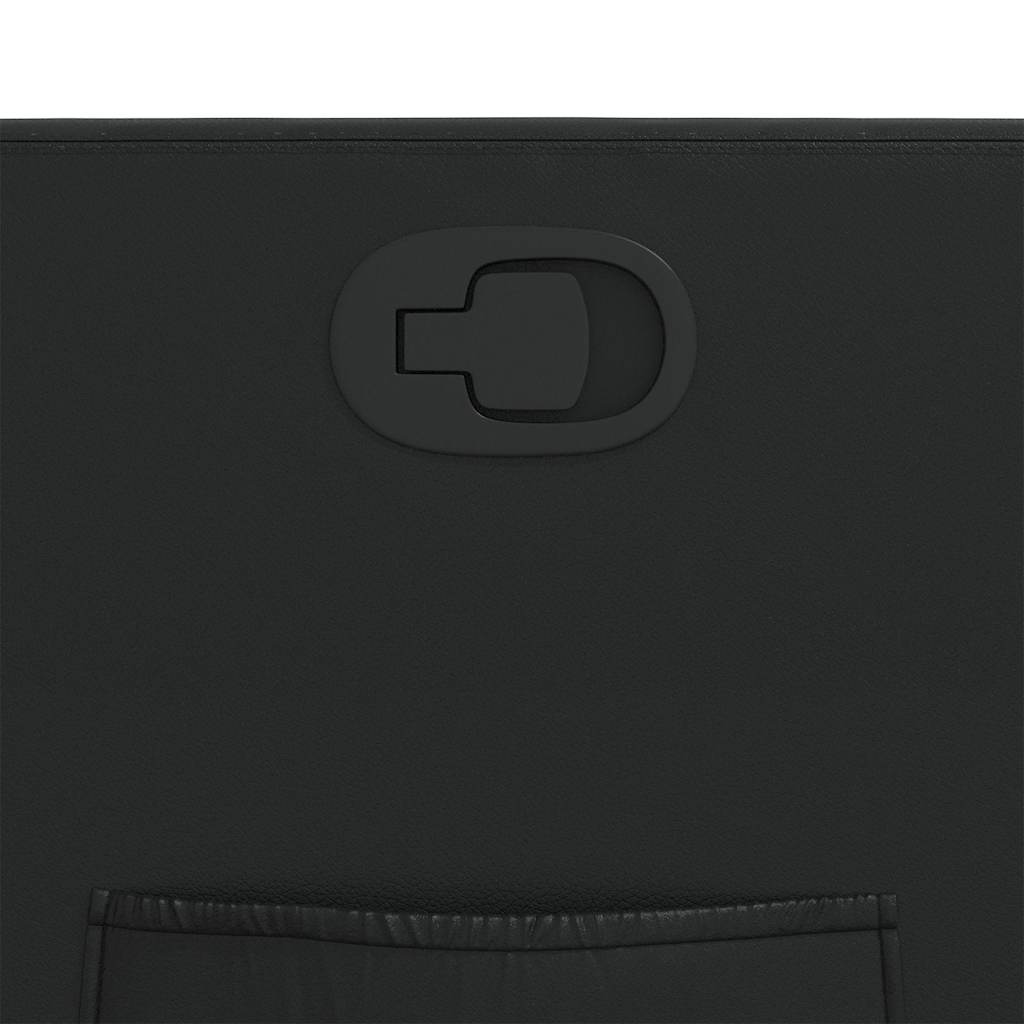 Fåtölj Svart Reclinerfåtölj konstläder