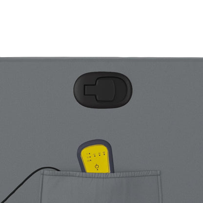 Elektrisk Massagefåtölj Grå konstläder