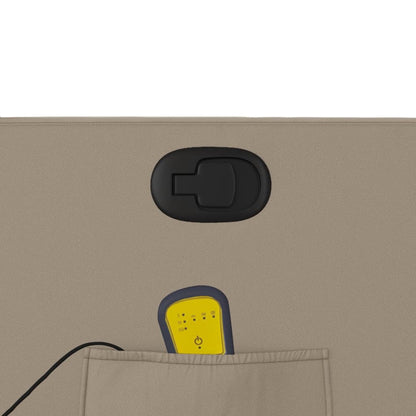 Elektrisk Massagefåtölj Cappuccino konstläder