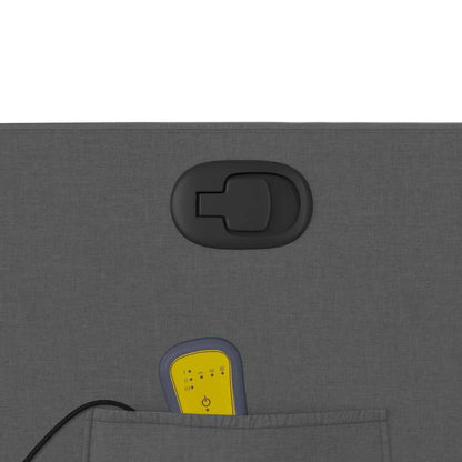 Elektrisk Massagefåtölj Mörkgrå tyg