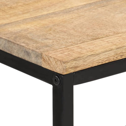 Avlastningsbord Konsollbord Trä 70x35x70 cm massivt grovt mangoträ