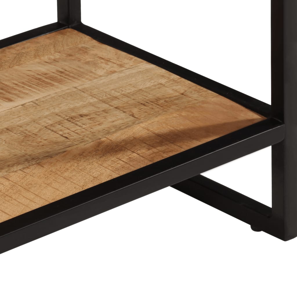 Avlastningsbord Konsollbord Trä 70x35x70 cm massivt grovt mangoträ