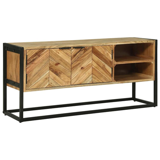 TV-skåp Brun 110 x 30 x 50 cm Massivt akaciaträ
