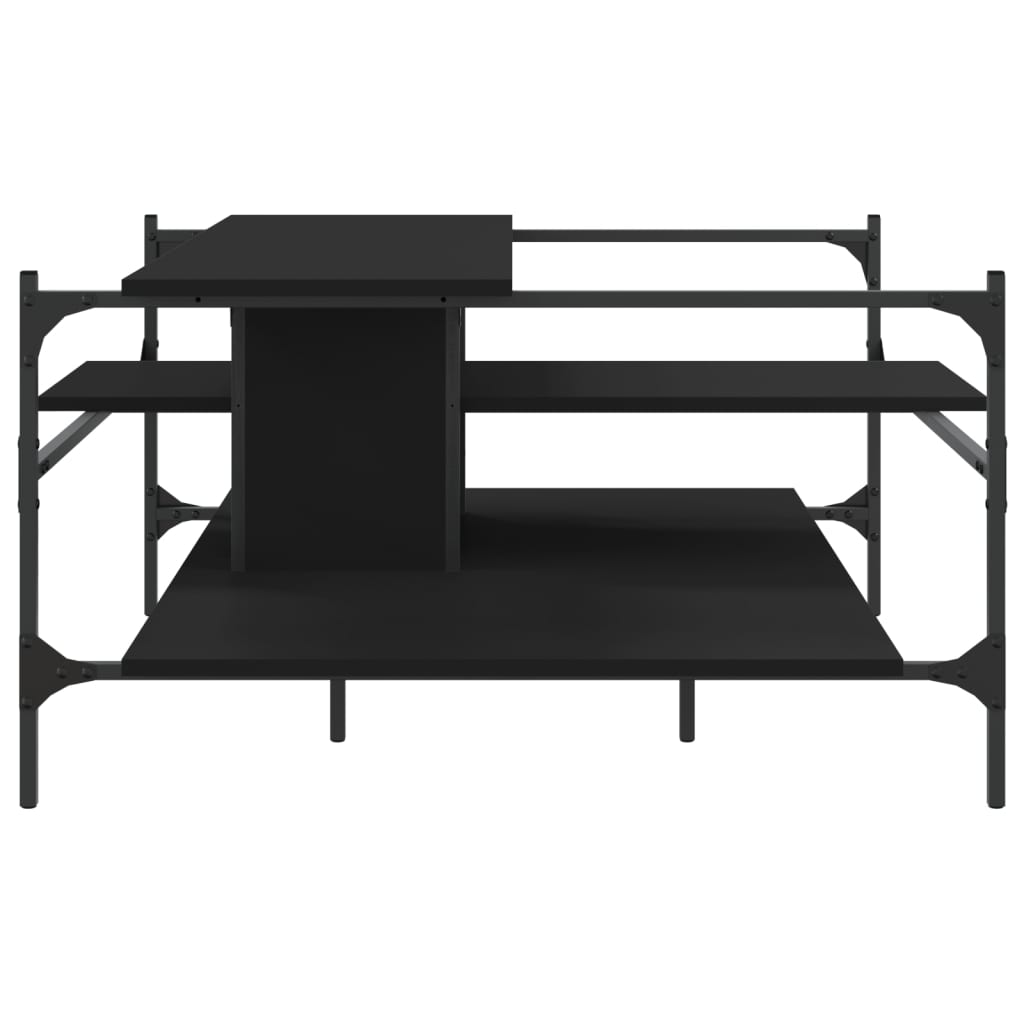 Soffbord Svart 100x100x48,5 cm