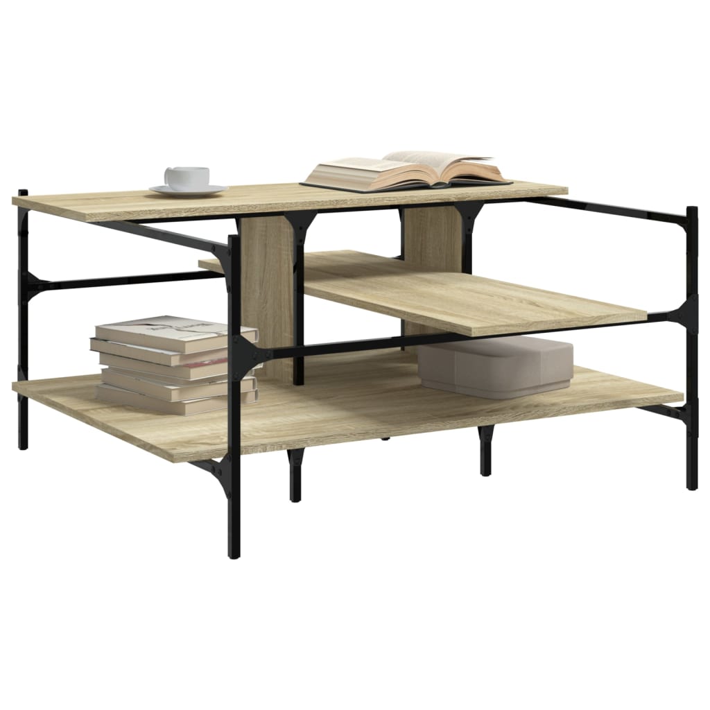 Soffbord Sonoma Ek 100x100x48,5 cm