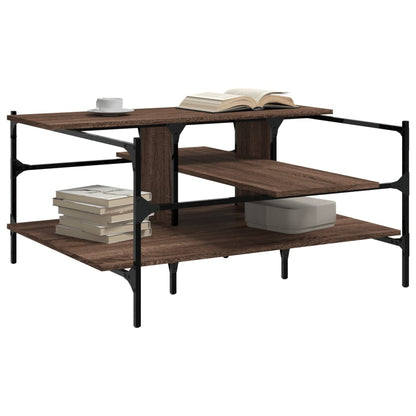 Soffbord Brun Ek 100x100x48,5 cm