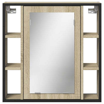 Badrumsspegel Spegelskåp Sonoma Ek 60x16x60 cm