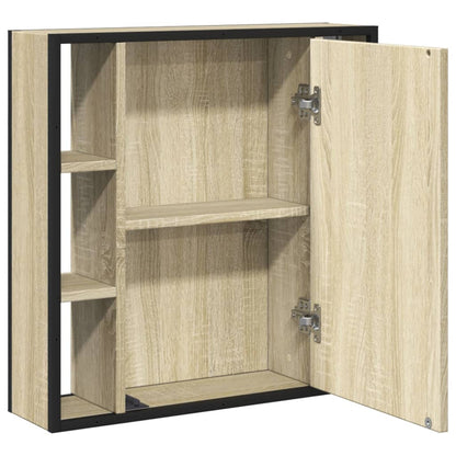 Badrumsspegel Spegelskåp Sonoma Ek 60x16x60 cm