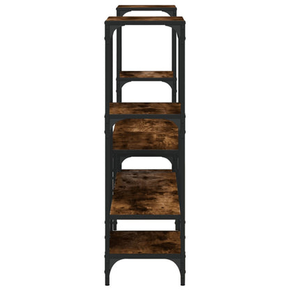 TV-Möbel Rökfärgad Ek TV-Skåp 206,5x28,5x95 cm