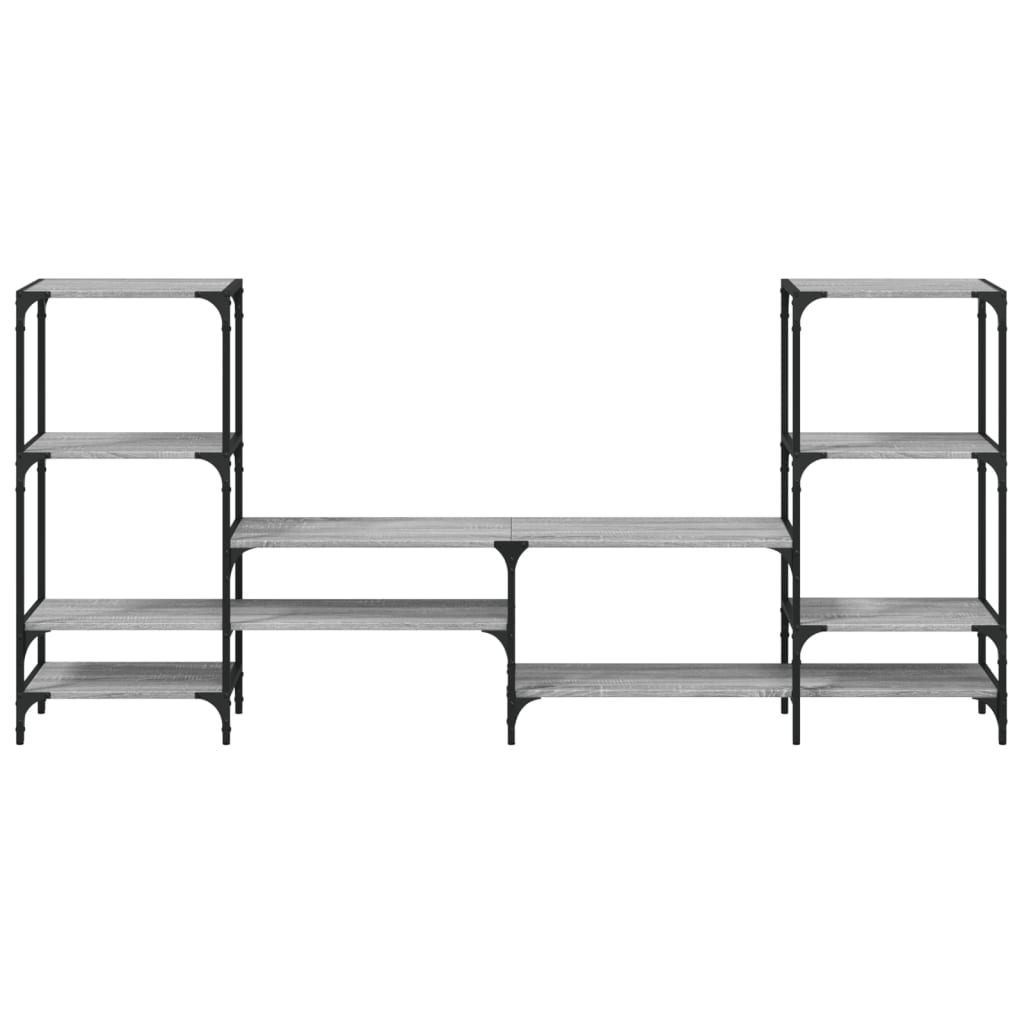 TV-Möbel Sonoma Grå TV-Bänk 206,5x28,5x95 cm