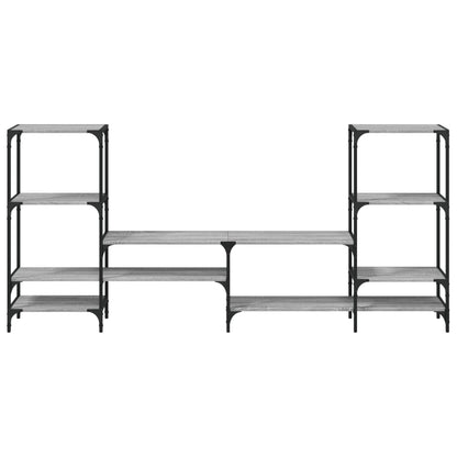 TV-Möbel Sonoma Grå TV-Bänk 206,5x28,5x95 cm