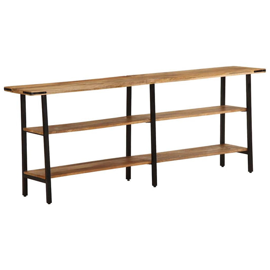 Avlastningsbord Konsolbord Trä 180x35x70 cm mango i massivt trä