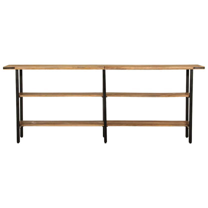 Avlastningsbord Konsolbord Trä 180x35x70 cm mango i massivt trä