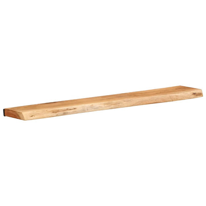 Vägghylla Trä 2 st 100x20x3,5 cm massivt Trä akacia