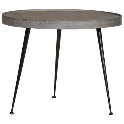 Soffbord DIV. 2 delar silverfärgat trä