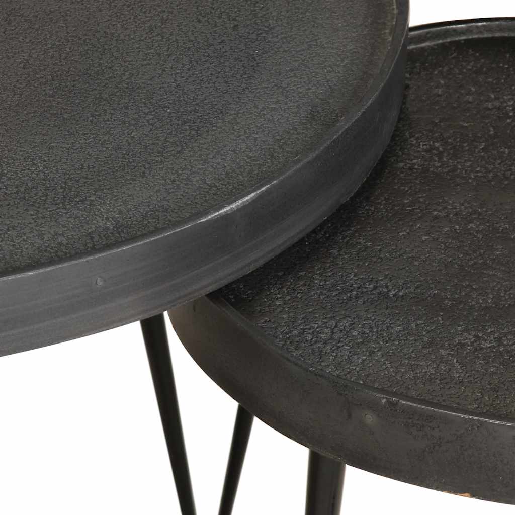 Soffbord Svart 3 delar