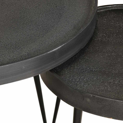 Soffbord Svart 3 delar