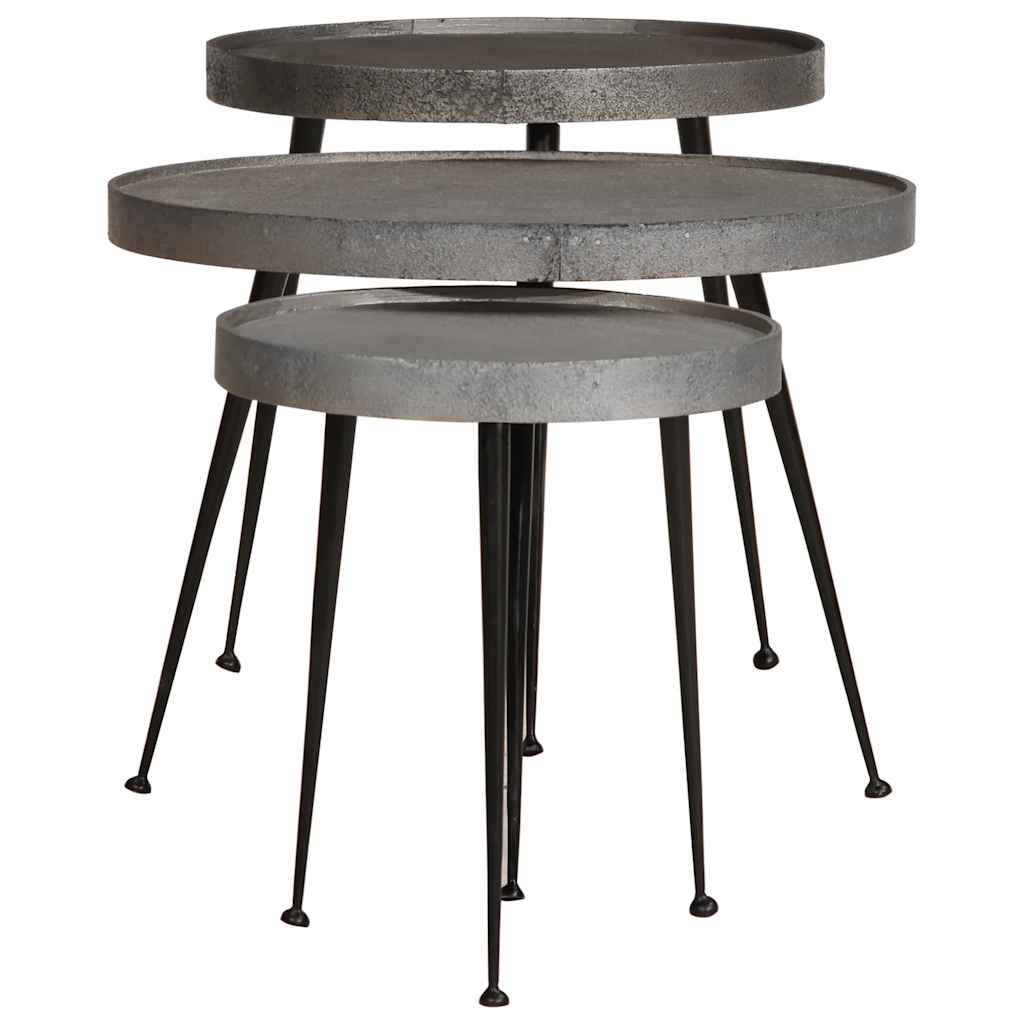 Soffbord DIV. 3 delar silver,