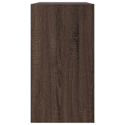 Skoställ Brun Ek Skohylla 80x34x63 cm