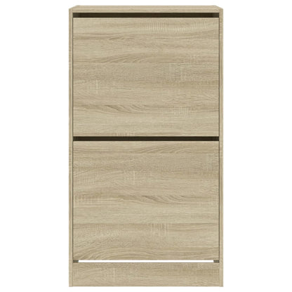 Skoställ Sonoma Ek Skoskåp med 2 flip-lådor 60x42x108 cm