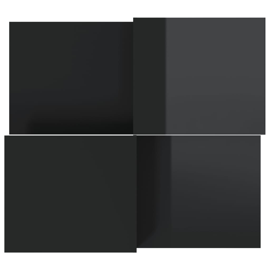 Soffbord Högglans Svart 2 delar