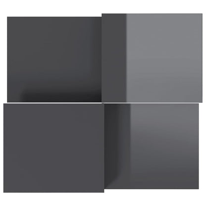 Soffbord Högglans Grå 2 delar