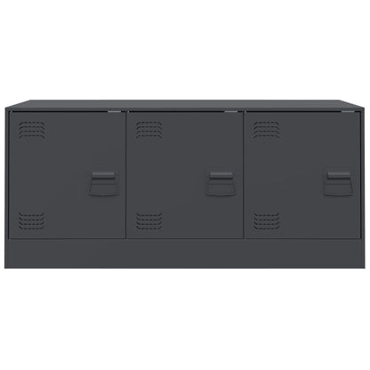 TV-Möbel DIV. TV-Skåp antracit 99x39x44 cm stål