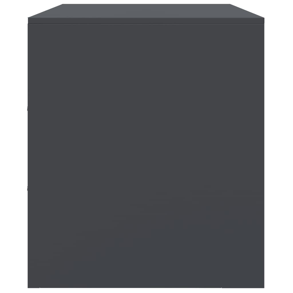 TV-Möbel DIV. TV-Skåp antracit 99x39x44 cm stål