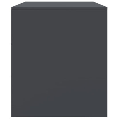 TV-Möbel DIV. TV-Skåp antracit 99x39x44 cm stål