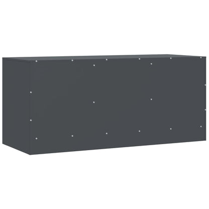 TV-Möbel DIV. TV-Skåp antracit 99x39x44 cm stål