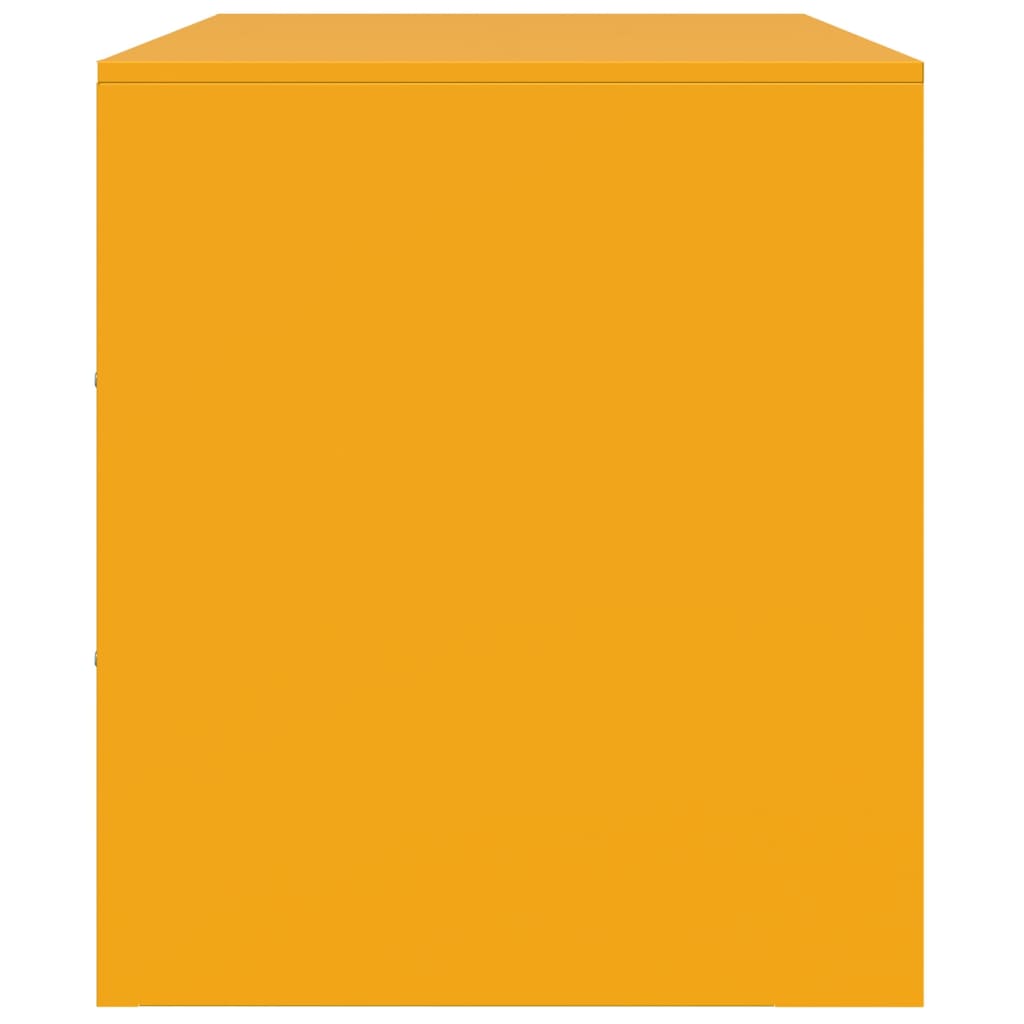 TV-Möbel DIV. TV-Skåp senapsgul 99x39x44 cm stål