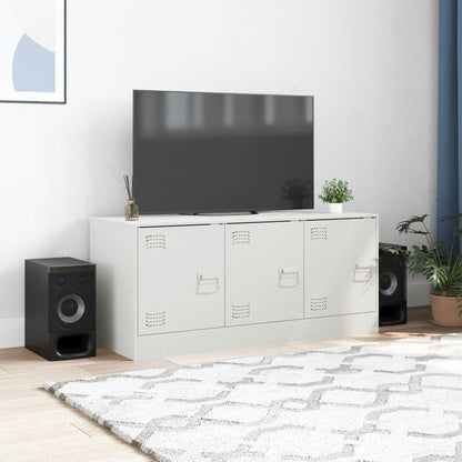 TV-Möbel DIV. TV-Skåp Vit 99x39x44 cm stål