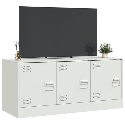 TV-Möbel DIV. TV-Skåp Vit 99x39x44 cm stål