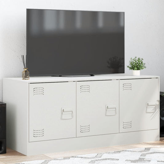 TV-Möbel DIV. TV-Skåp Vit 99x39x44 cm stål