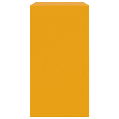 Skänk DIV. senapsgul 67x39x73 cm stål