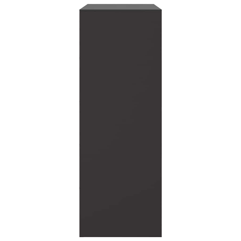 Skänk DIV. Svart 67x39x107 cm stål