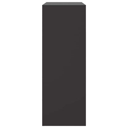 Skänk DIV. Svart 67x39x107 cm stål