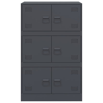 Skänk DIV. antracit 67x39x107 cm stål