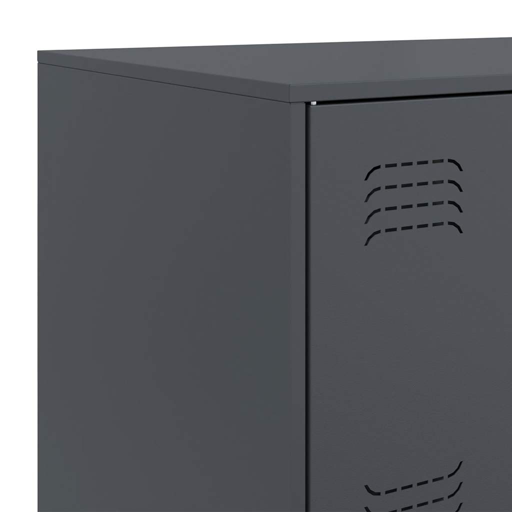 Skänk DIV. antracit 67x39x107 cm stål