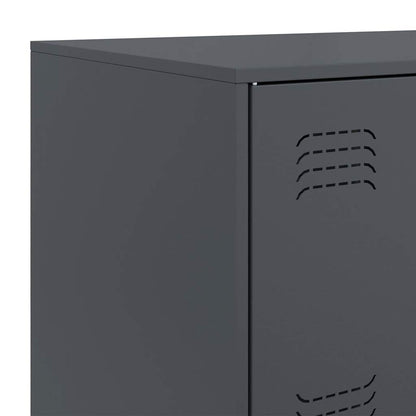 Skänk DIV. antracit 67x39x107 cm stål